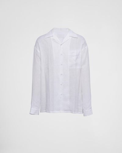 Prada Linen Shirt - White