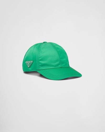 Prada Re-nylon Baseball Cap - Green