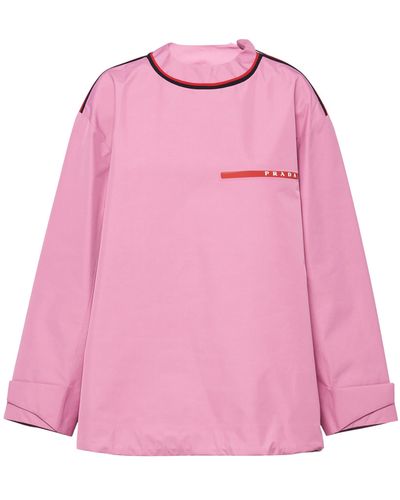 Prada Extreme-tex Long-sleeved Top - Pink