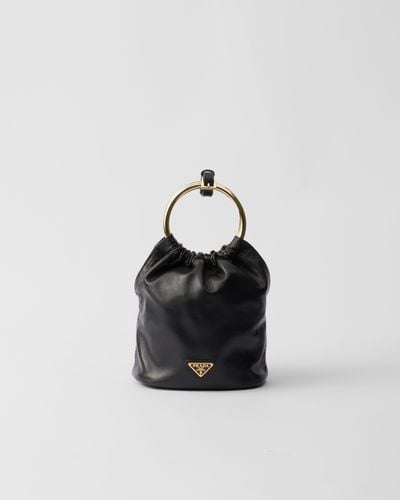 Prada Nappa Leather Mini Bag - Black