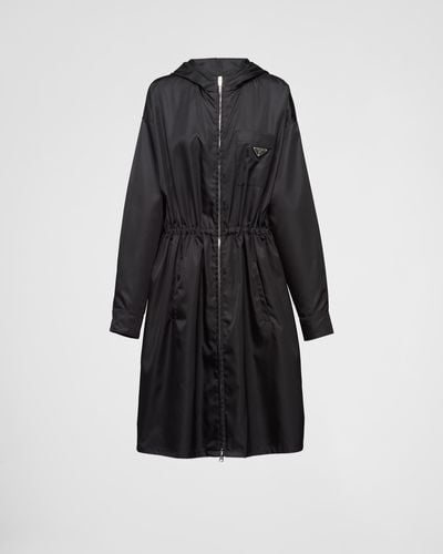Prada Re-Nylon Raincoat - Black