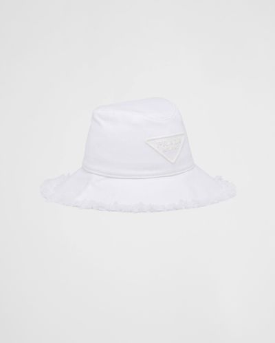 Prada Drill Hat - White