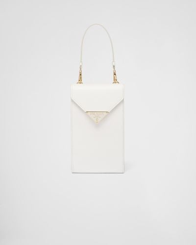 Prada Saffiano Leather Mini-bag - White