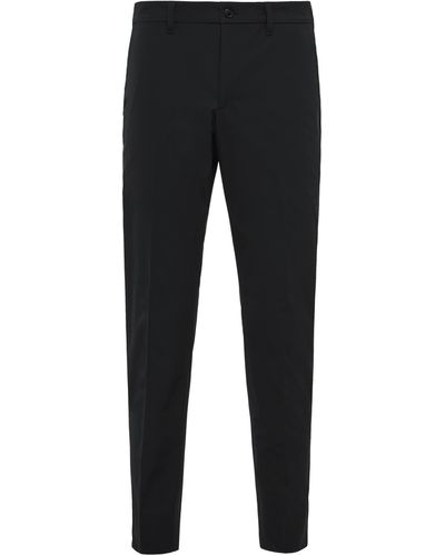 Prada Stretch Technical Fabric Pants - Black