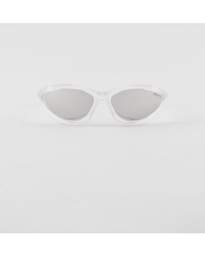 Prada Sunglasses With The Logo - White