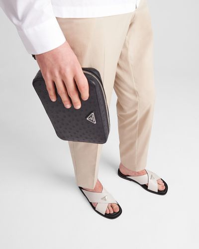 Sandales et claquettes Prada pour homme | Réductions en ligne jusqu'à 30 %  | Lyst