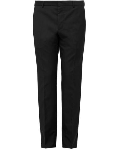 Prada Mohair Fabric Pants - Black