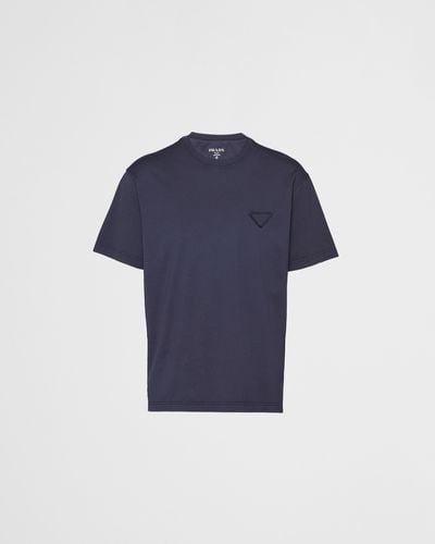Prada Cotton T-shirt - Blue