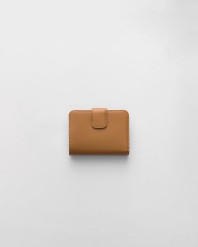 Prada Small Leather Wallet - White