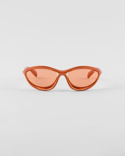 Prada Sunglasses With Logo - Pink