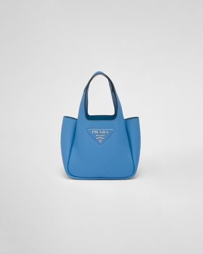Prada Leather Mini Bag - Blue