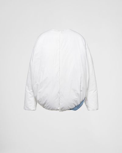 Prada Medium-Weight Cotton Down Jacket - White