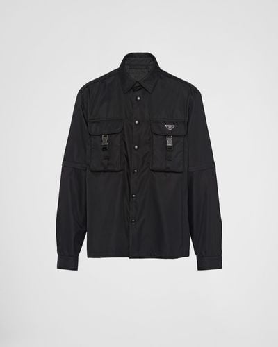 Prada Re-Nylon Shirt - Black
