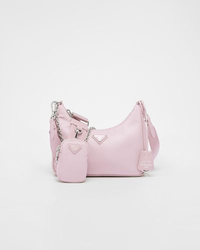 Prada Re-edition 2005 Re-nylon Bag - Pink
