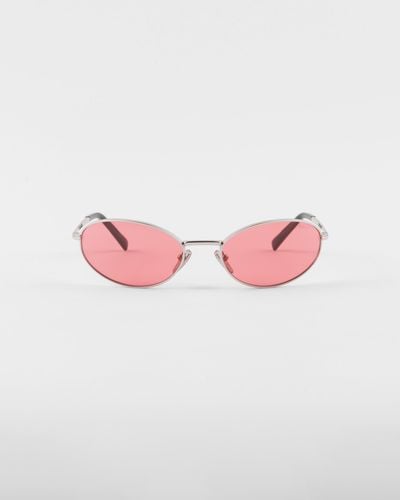 Prada Sunglasses With The Logo - Pink