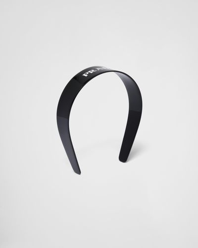 Prada Headband Aus Plexiglas - Blau
