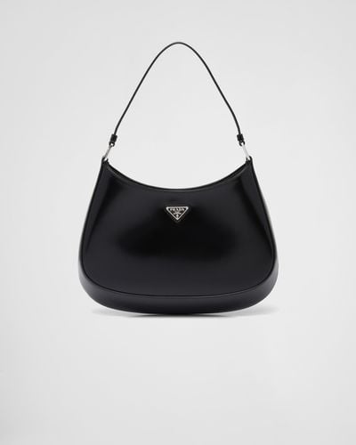 Prada Sac Cleo en cuir - Noir