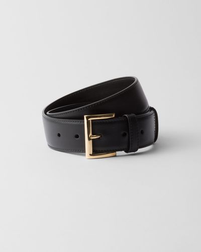 Prada Leather Belt - Black