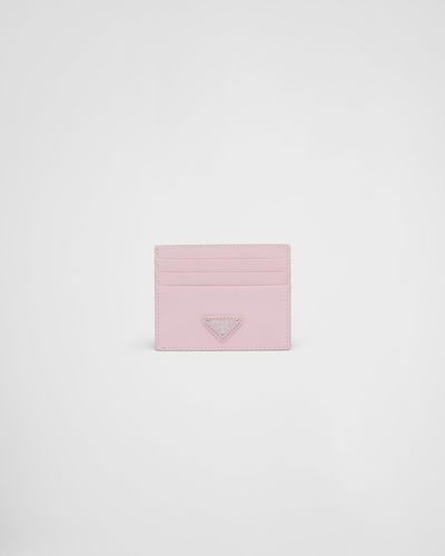 Prada Saffiano Leather Card Holder - Multicolor