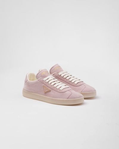 Prada Suede Trainers - Pink