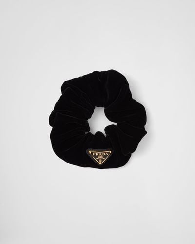 Prada Velvet Scrunchie - Black