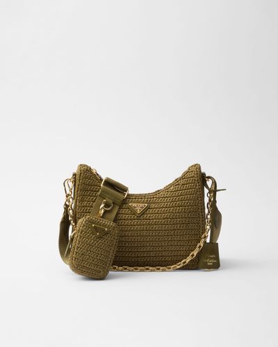 Prada Re-Edition 2005 Crochet Bag - Green