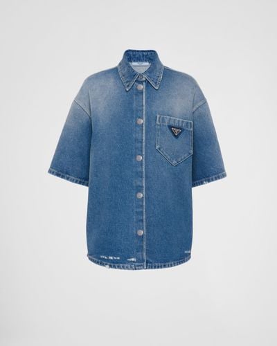 Prada Denim Shirt - Blue