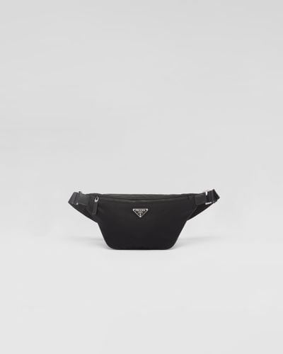 Prada Re-nylon And Saffiano Leather Belt Bag - Multicolour