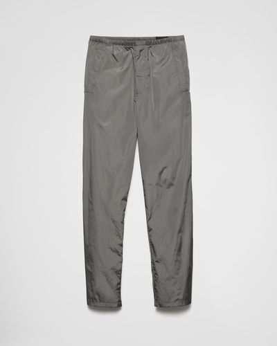 Prada Light Technical Fabric Trousers - Grey