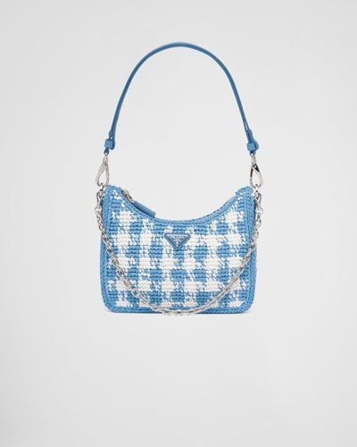 Prada Re-Edition Crochet Mini-Bag - Blue