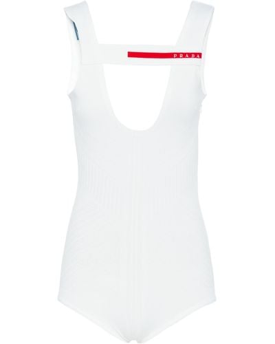 Prada Polyester Bodysuit - White
