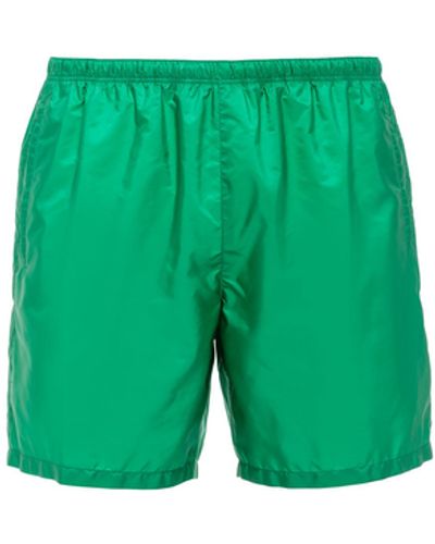 Prada Re-nylon Swim Trunks - Green