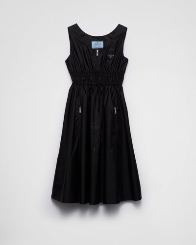 Prada Light Re-Nylon Sleeveless Dress - Black