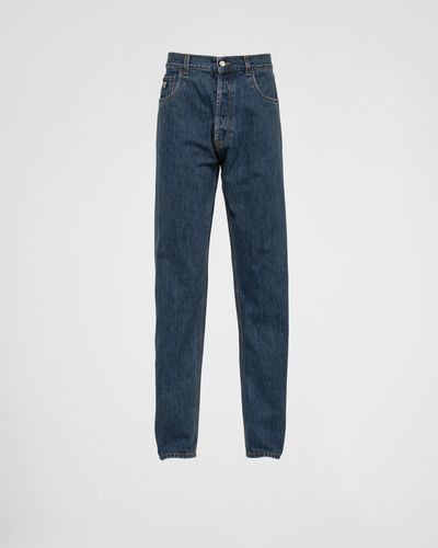 Prada Five-pocket Denim Jeans - Blue