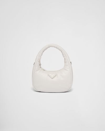 Prada Soft Padded Nappa Leather Mini-Bag - White