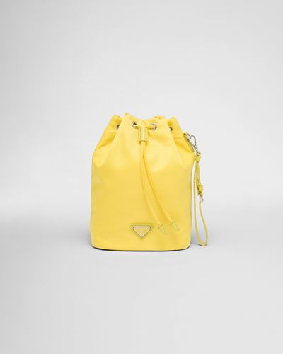 Prada Pouch In Re-nylon - Giallo