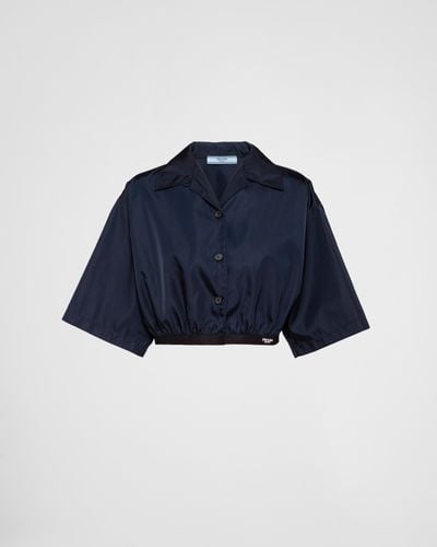 Prada Re-nylon Shirt - Blue