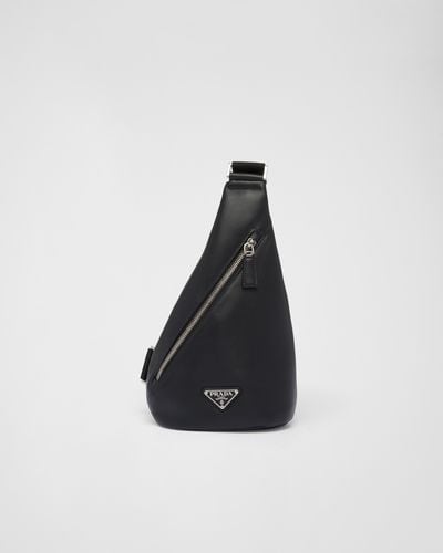 Prada Cross Leather Bag - Black