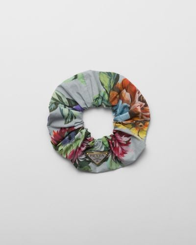 Prada Printed Fabric Scrunchie - Multicolour