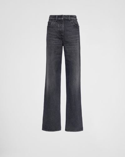 Prada Five-pocket-jeans Aus Denim - Blau