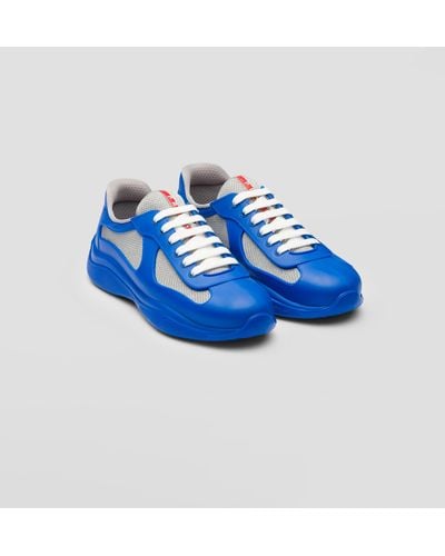 Prada America's Cup Icon Soft Sneakers - Blue