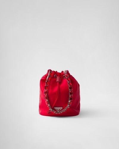 Prada Mini Bag Aus Re-Nylon - Rot