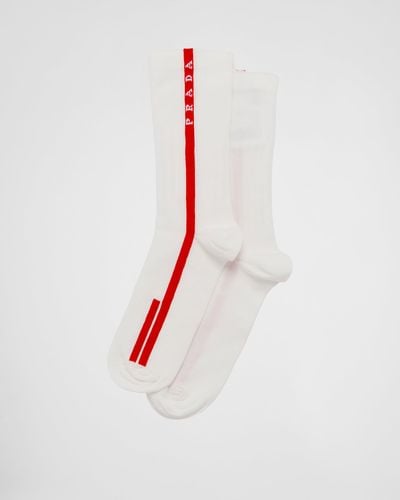 Prada Re-nylon Socks - White