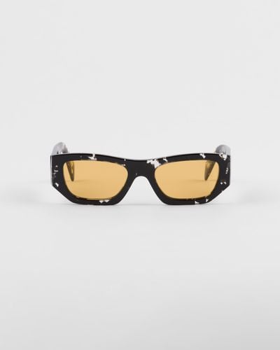 Prada Sunglasses With Logo - Black