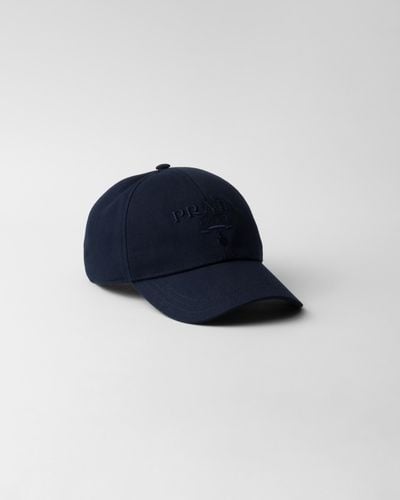 Prada Drill Baseball Cap - Blue