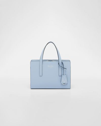 Prada Re-Edition 1995 Brushed-Leather Mini Handbag - Blue