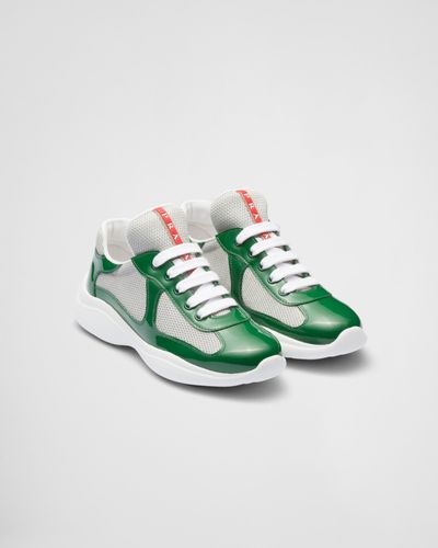 Prada America's Cup Sneakers - Green