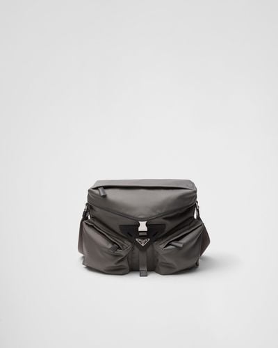 Prada Re-Nylon And Leather Shoulder Bag - Multicolour