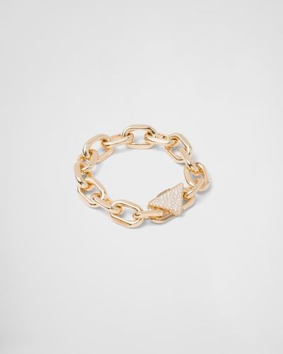 Prada Eternal Chain Bracelet - White