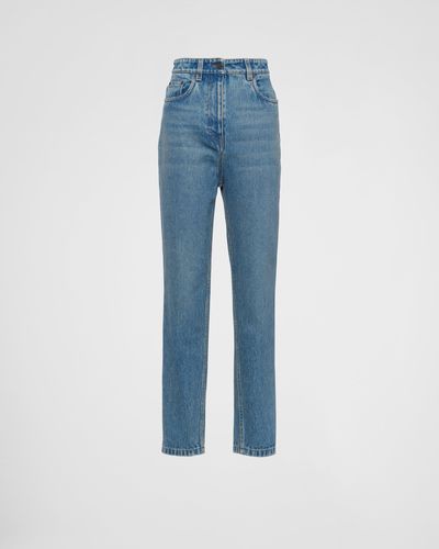 Prada Five-Pocket-Jeans Aus Denim - Blau
